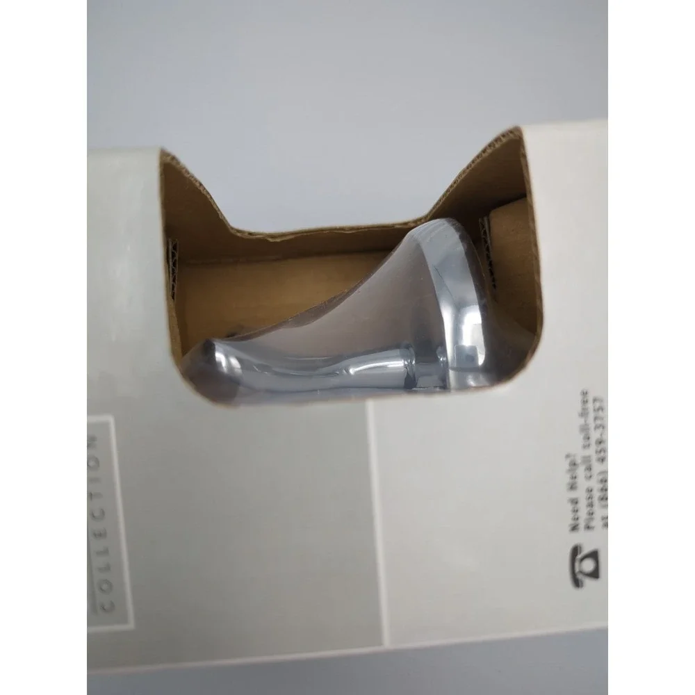 Oakbrook Collection Double Robe Hook Polished Chrome‎ Zinc 2 in Hook 30 lb